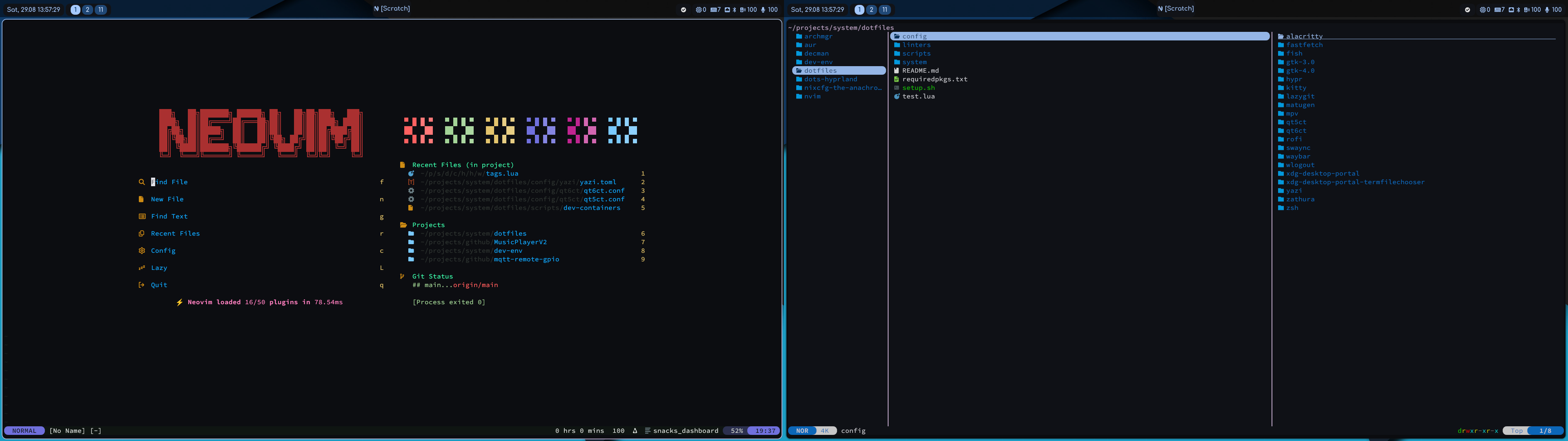 screenshot of desktop with 2 screens